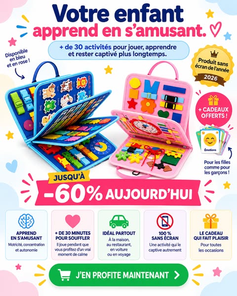 Profitez dès maintenant de jusqu’à -60 % et de vos cartes des émotions offertes avec votre commande.