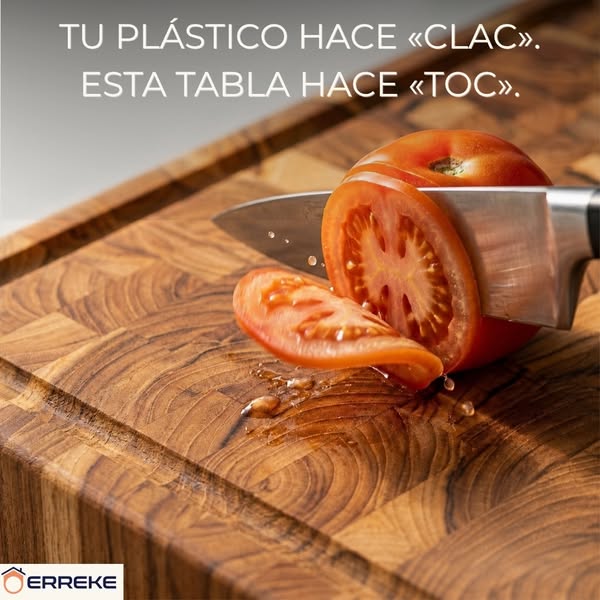 Cortar en madera de verdad se nota
