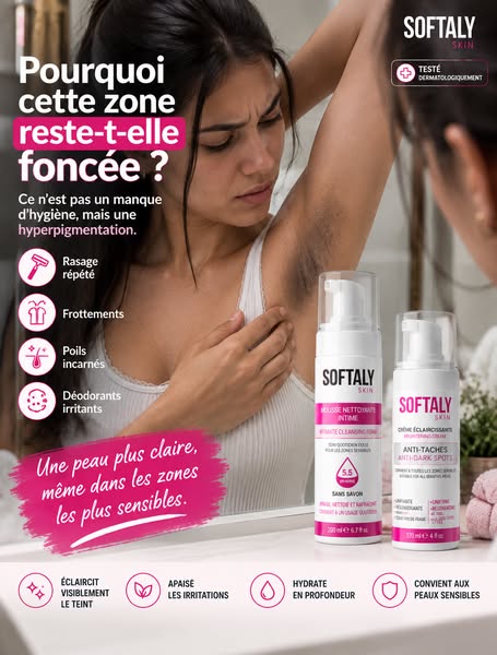 Une solution douce pour les zones sensibles