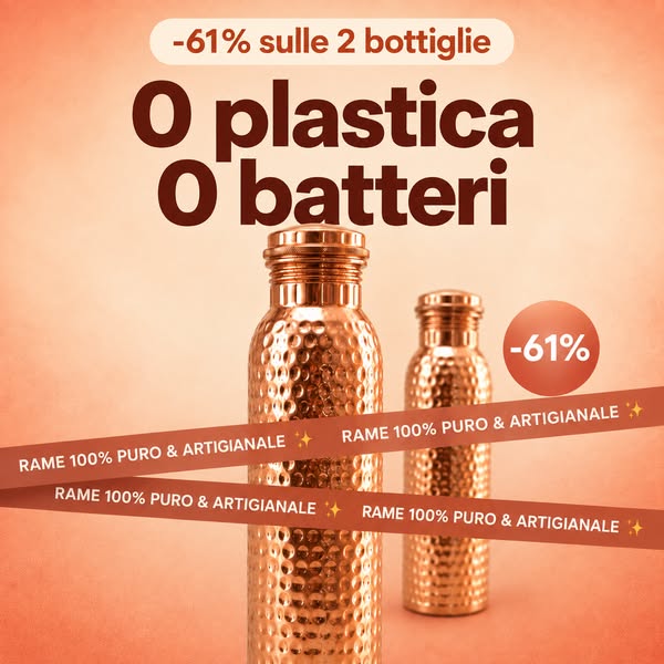 Puro rame. Garanzia a vita. Spedizione gratuita. Alma Pure™: l’investimento benessere che meriti.
