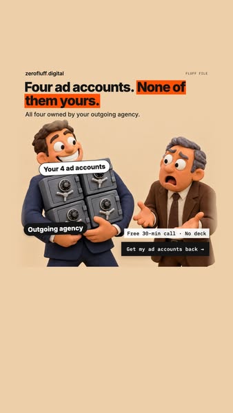 Get your ad accounts back