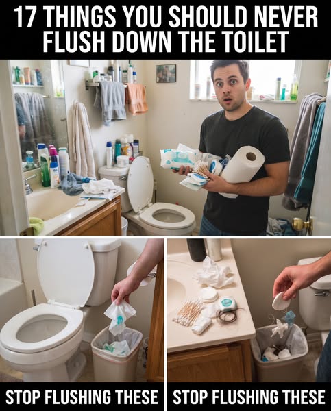 17 Things You Should Never Flush Down The Toilet