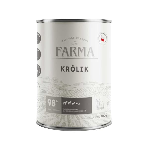 Farma Select Królik 400g - karma mokra dla psa