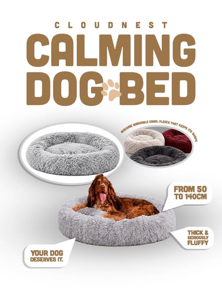 CloudNest™ Calming Dog Bed