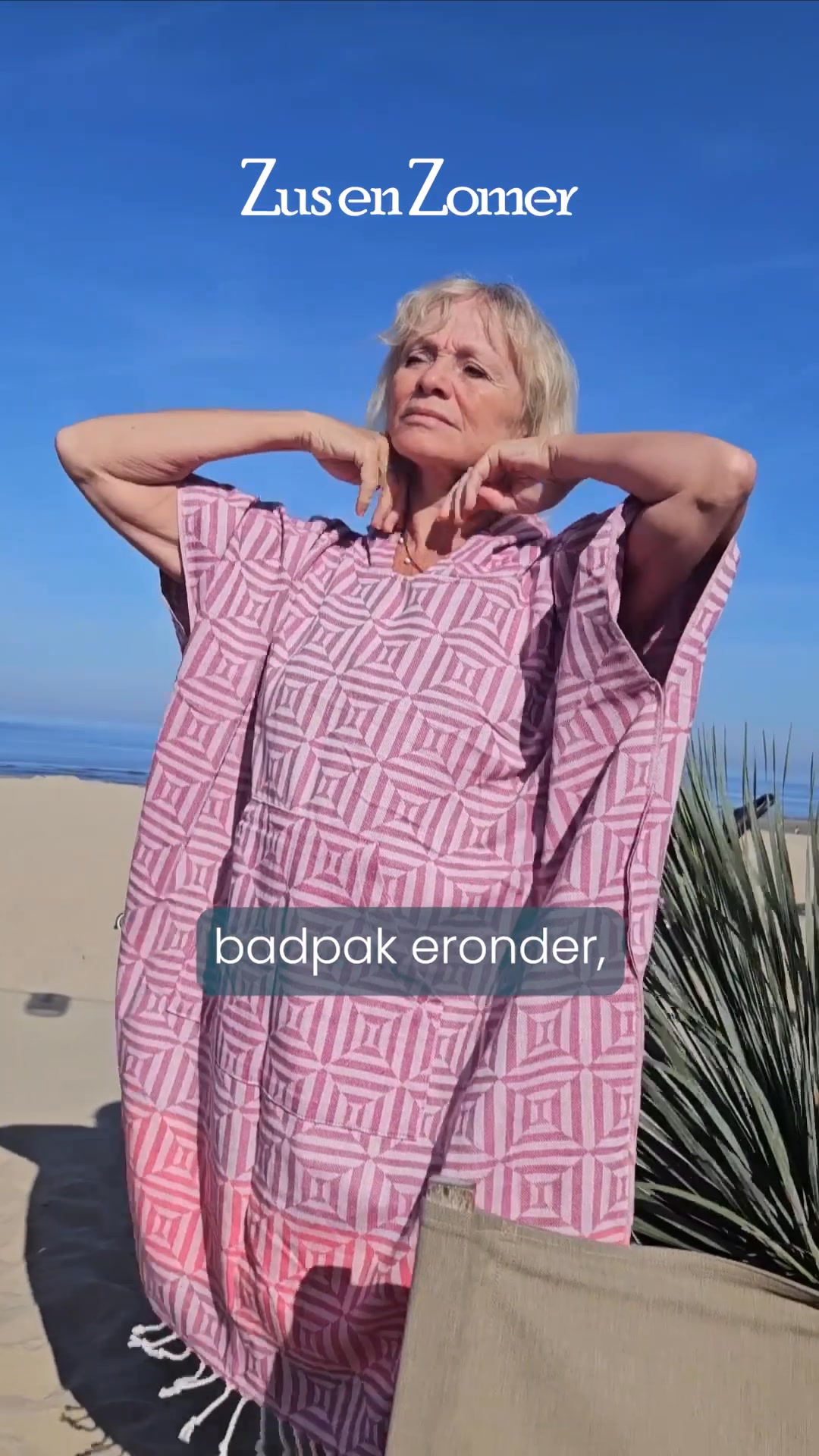 NIEUW! Strand poncho