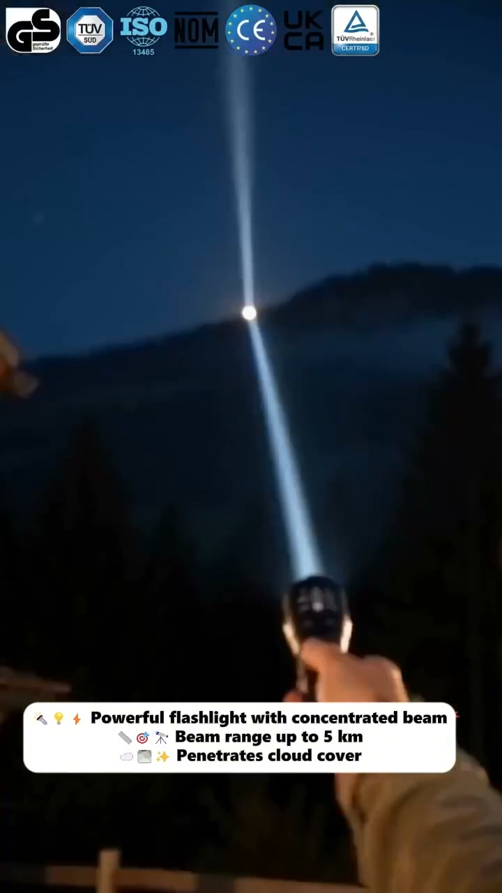 YOUR FLASHLIGHT IS BASICALLY USELESS IN THE DARK! SEE THE DIFFERENCE!