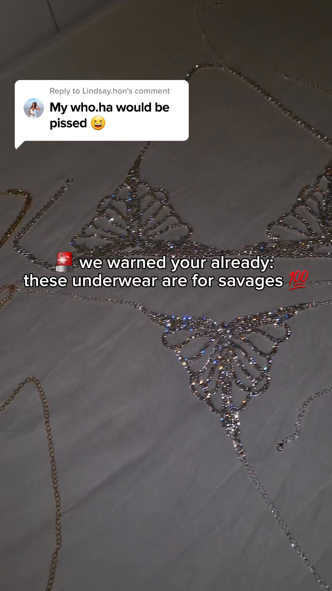 Gilded Glamour: Sexy Strass Lingerie Set - Kierstin