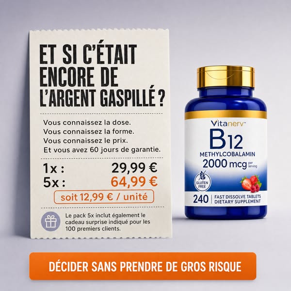 Essayez Vitanerv pendant 60 jours, avec moins de risque.