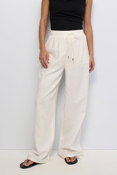 JOGGER TROUSERS WITH LINEN
