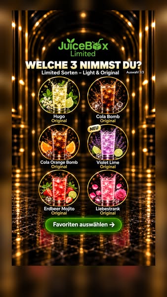 Welche 3 nimmst du?