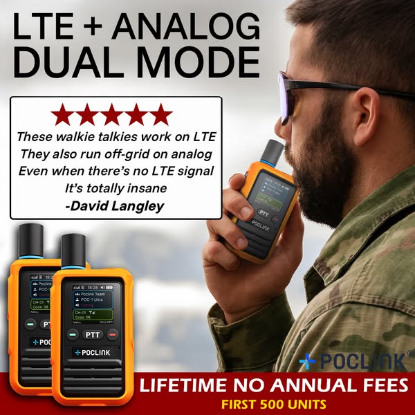 POC-1 Ultra: The World's First LTE+Analog Dual Mode Walkie-Talkie