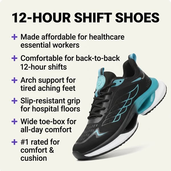 2 Pairs For £49.99 · Built For 12-Hour Shifts