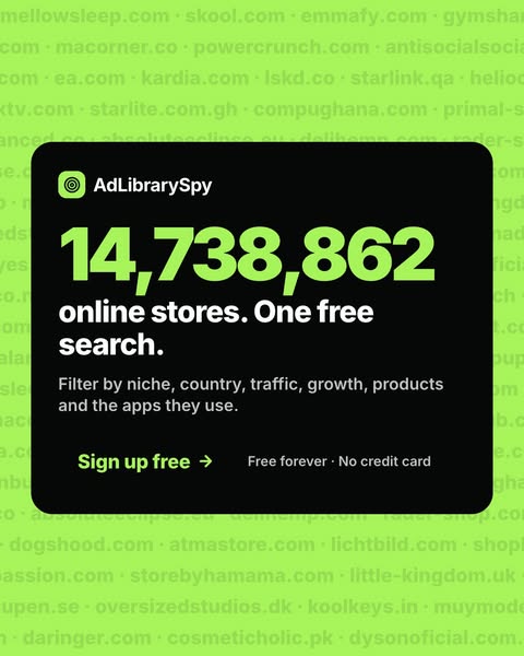 14.7M stores, one free search