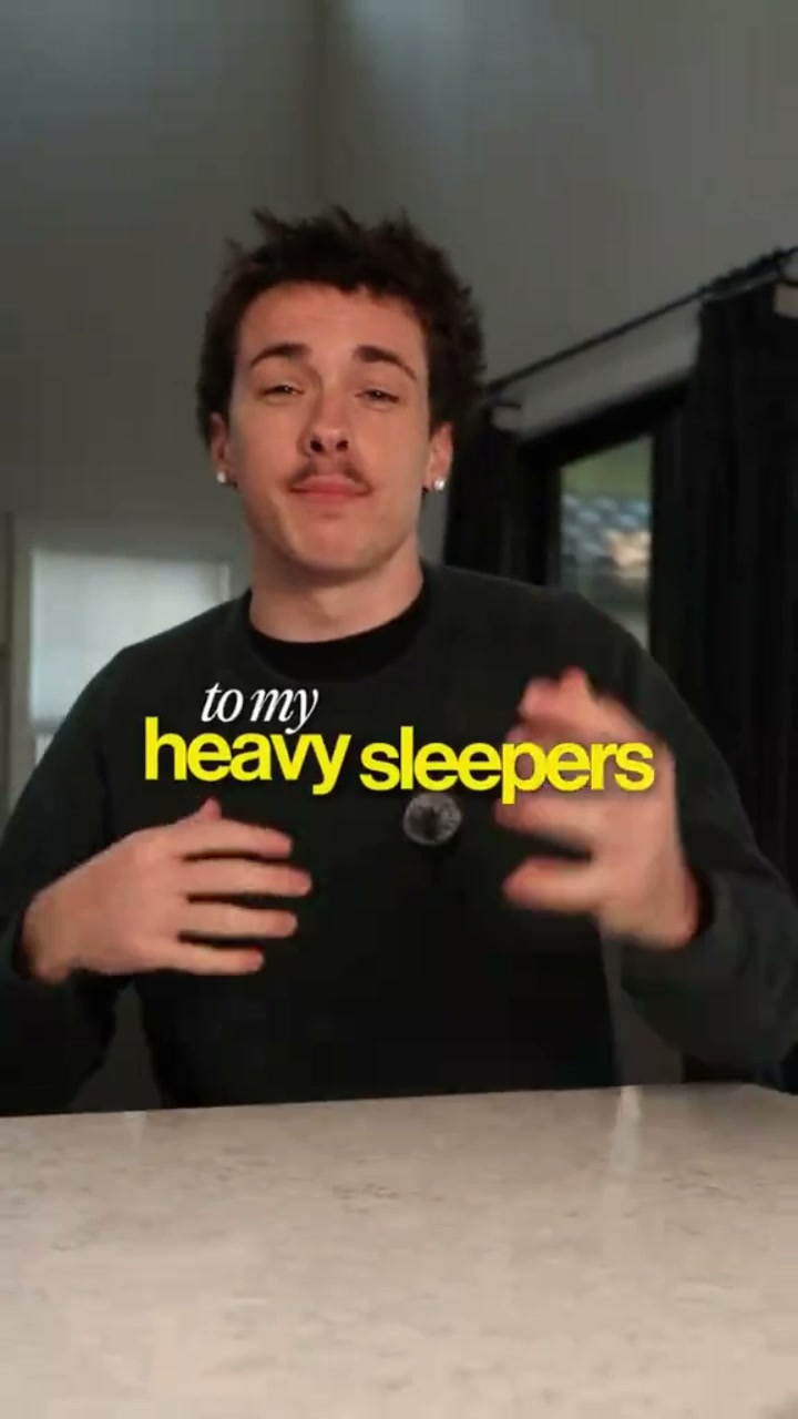 A wake-up you feel, not just hear.