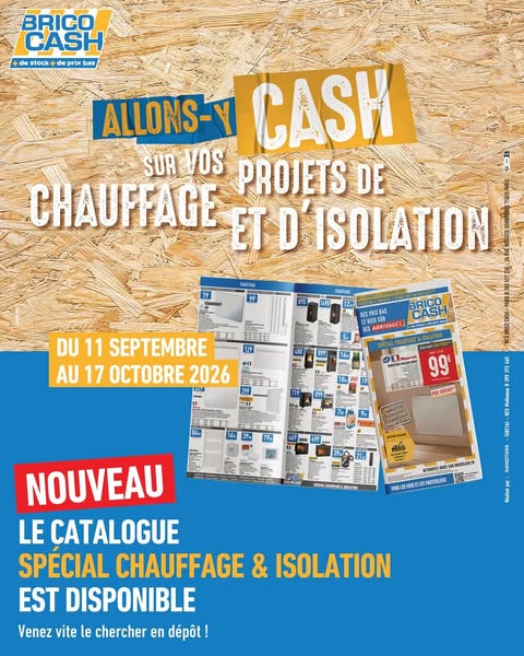 Rendez-vous en dépôt ou sur bricocash.fr !