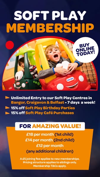 Buy Soft Play Membership Now!