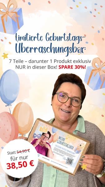 Limitierte Überraschungsbox zu meinem Geburtstag!