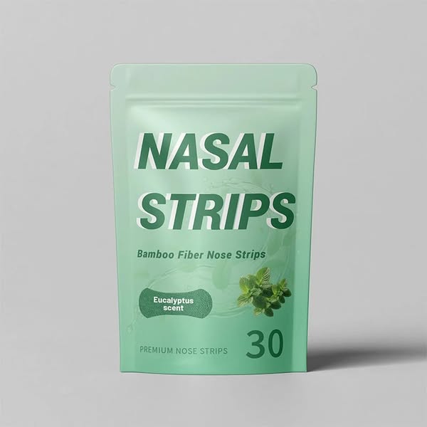 Wholesale Hypoallergenic Bamboo Fiber Nasal Strip with Eucalyptus Fragrance Can Improve Breathing and Alleviate Snoring