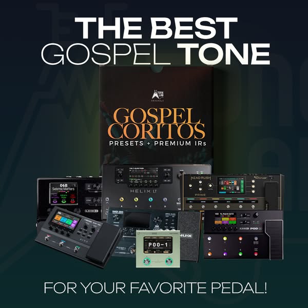 If you’re seeing this ad, it means the Gospel Tones Collection is now available for your pedalboard. Get access to professional presets