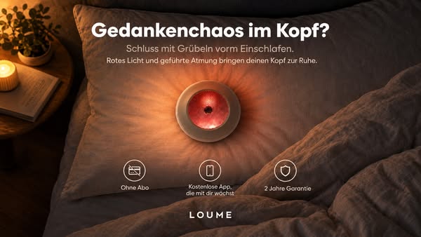 Einschlafen in Minuten.