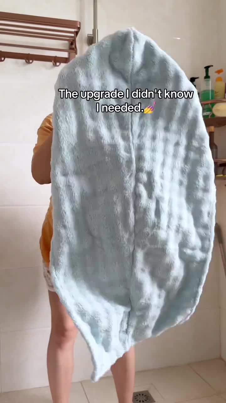 Ultra Absorbent Fast-Drying Hair Turban