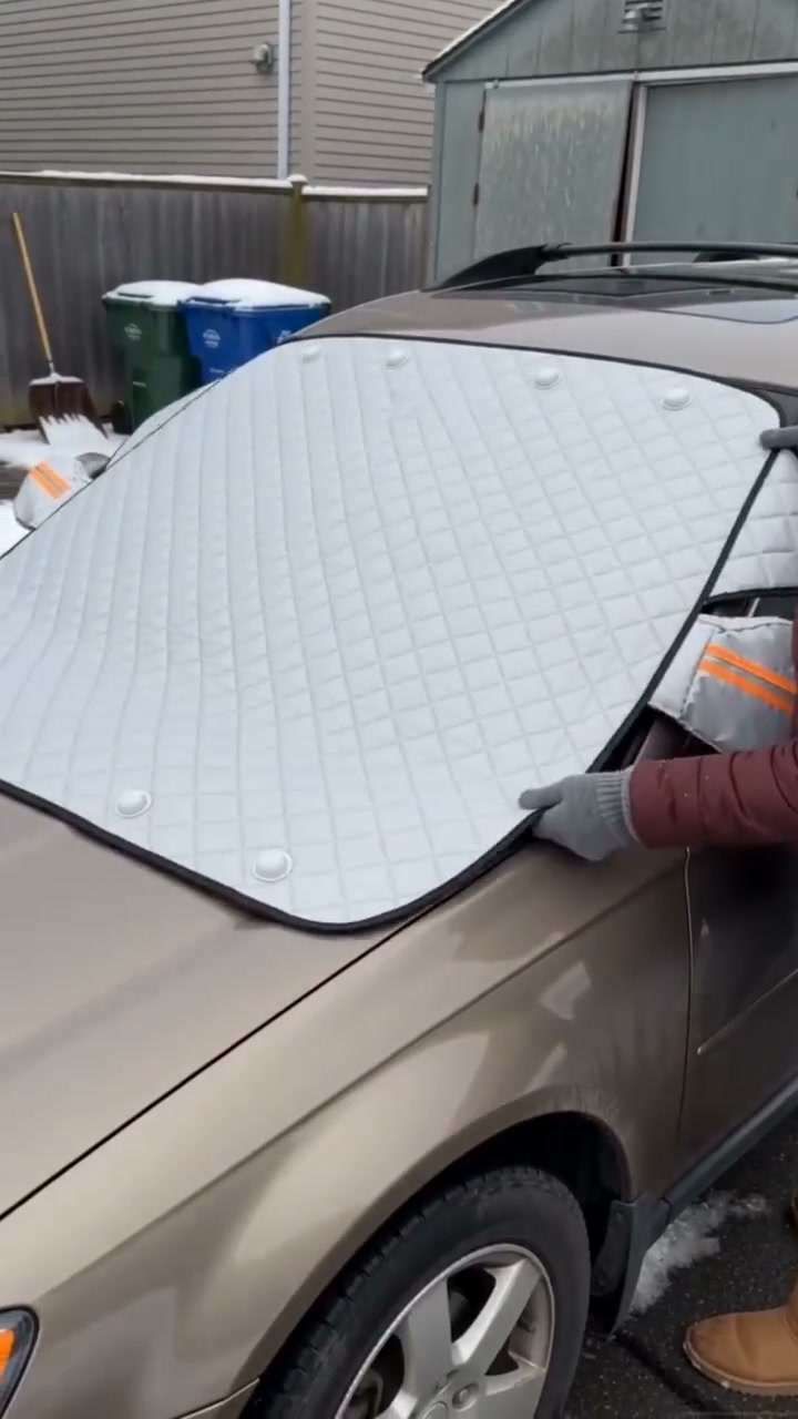 LAST DAY SALE ONLY ￡15.99!!Clear Your Windshield Instantly! Magnetic Frost & Snow Cover