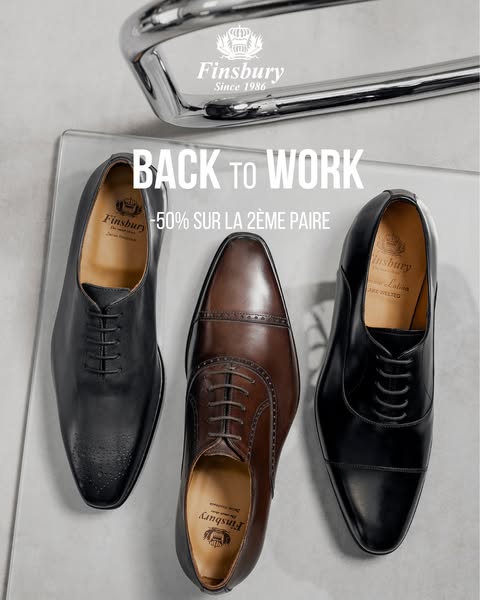 Back to Work : -50% sur la 2e paire