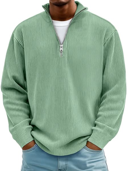Between sweatshirt and smart knit