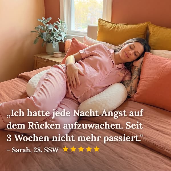 Seitenlage die ganze Nacht, ohne Sorgen