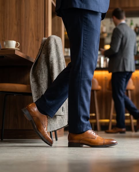 Smart enough for work. Sharp enough after.