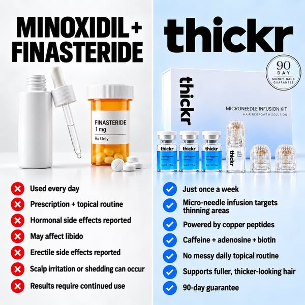 No Foam. No Pill. Just thickr.