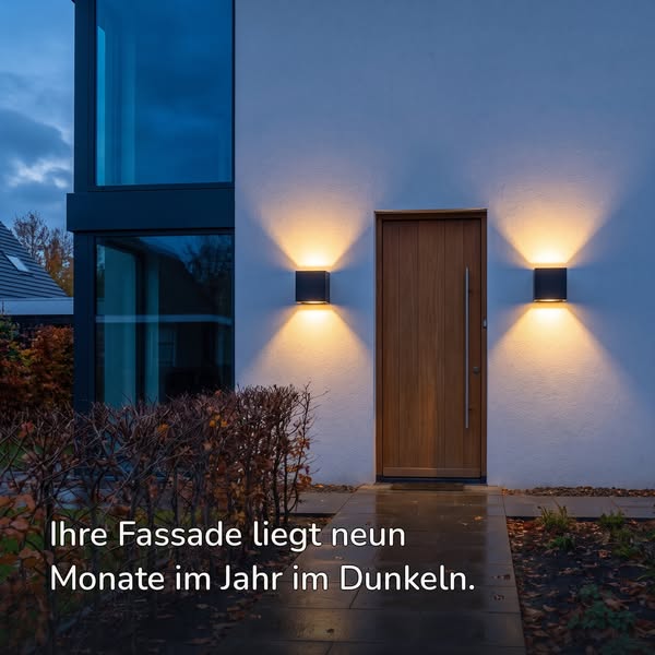 Laue Sommerabende auf der Terrasse, aber kein Stimmungslicht ohne Steckdose? — Nuvia kabellose Wandleuchten jetzt 1+1 GRATIS