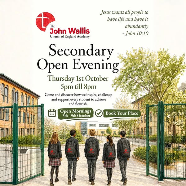 Open Evening | Thursday 1st October