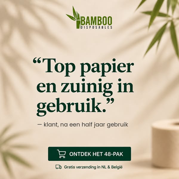 Top papier. Zuinig in gebruik.