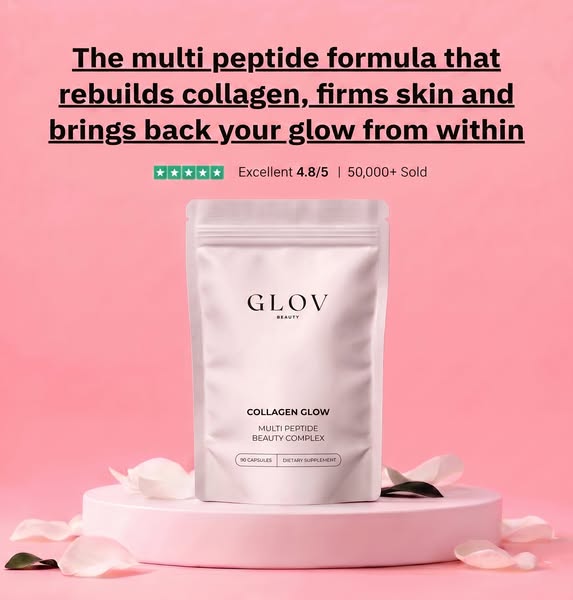 O criativo por trás: Collagen Glow - Multi Peptide Beauty Complex Capsules