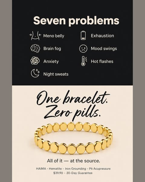 Haima Hematite Bracelet for Women | Natural Iron Oxide