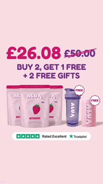 Alua Clear Collagen - Tastes better than your current collagen or money back.