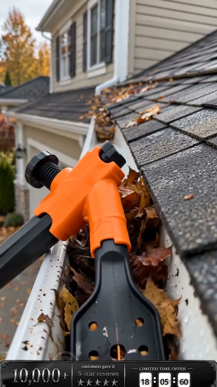 LIMITED‑TIME 49% OFF! No-Climb Gutter Cleaning Tool