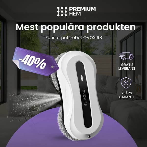 40% RABATT + fri frakt!