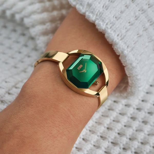 Women's STORM Watch TULISA GOLD LAZER GREEN (47545/GD/GN) - StormWatches.com
