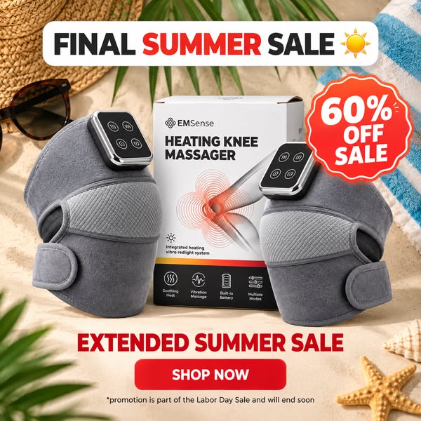 Try EMSense Knee Massager Today!