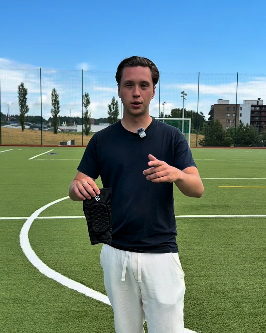 Sitter kvar hela träningen