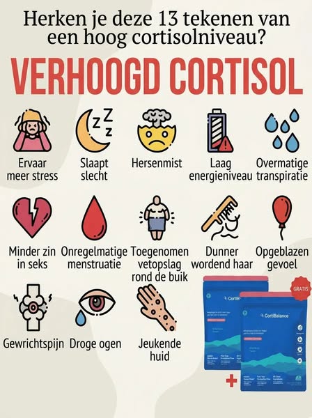 Breng je cortisol in balans en raak eindelijk dat stressgewicht kwijt