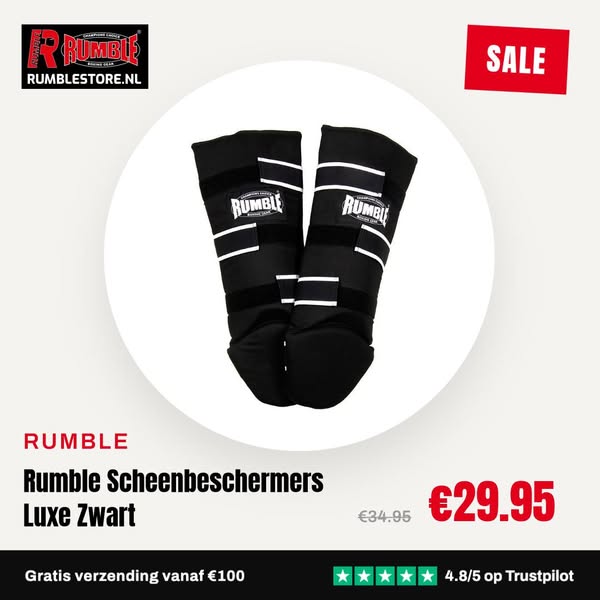 Rumble Scheenbeschermers Luxe Zwart