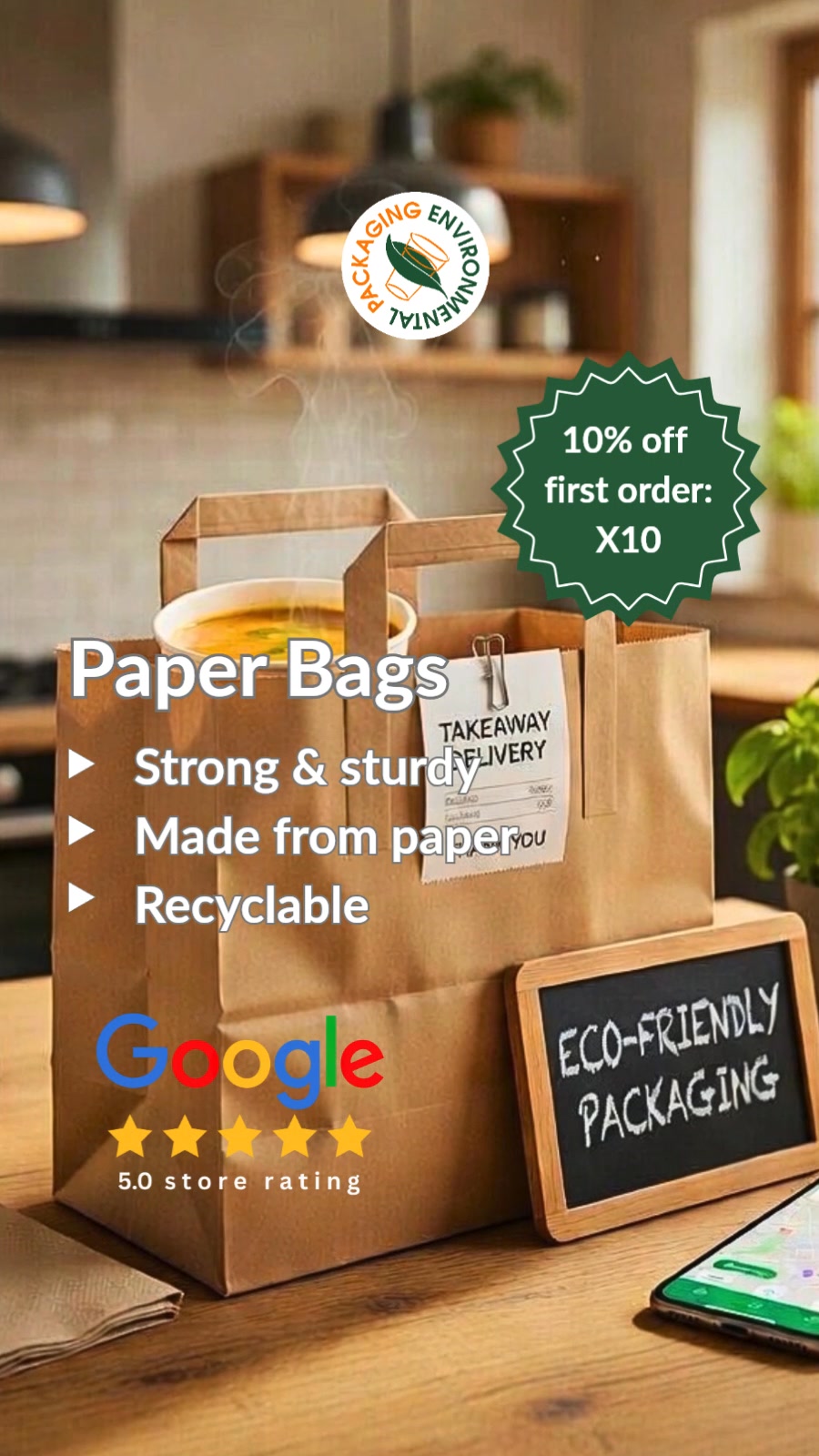 Welcome to our paper bags with handles products, where convenience meets sustainability! Explore our range of sturdy and eco-friendly paper