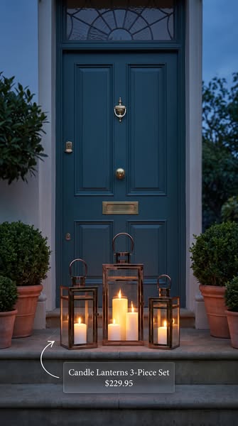 Candle Lanterns 3-Piece Set