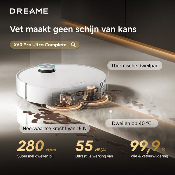 Dreame Robot Vacuum X60 Pro Ultra Complete