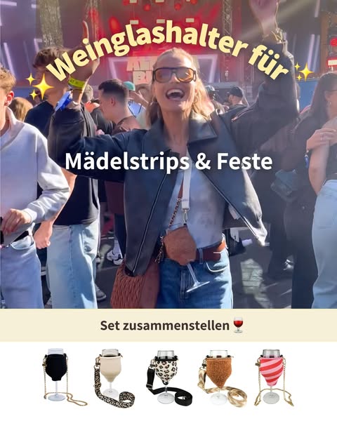 Wein to go - hands-free + isolierend