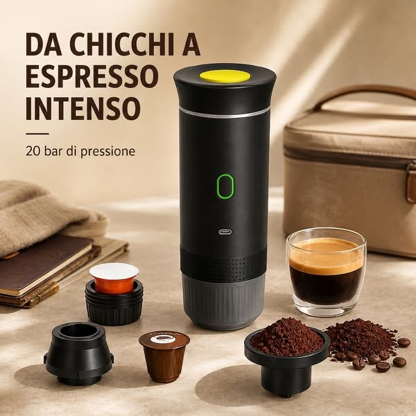 Delizioso espresso — ovunque e in ogni momento!