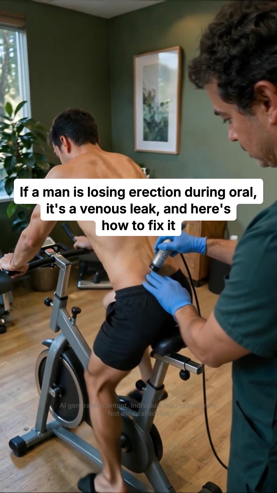 If a man is losing erection during oral, it's a venous leak, and here's how to fix it